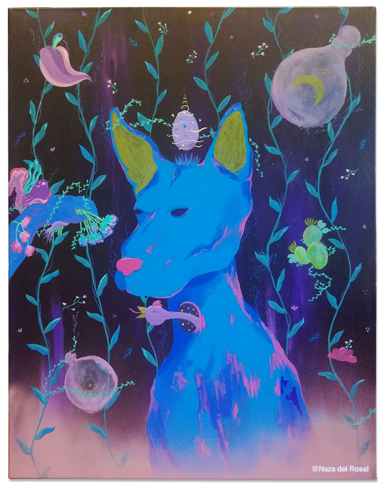 Naza del Rosal 06 Grita ya Shout Out Now 92x73 2019 w