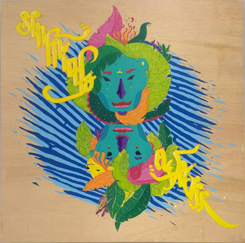 Sin miedo a vivir painting olliemoonsta illustration sm